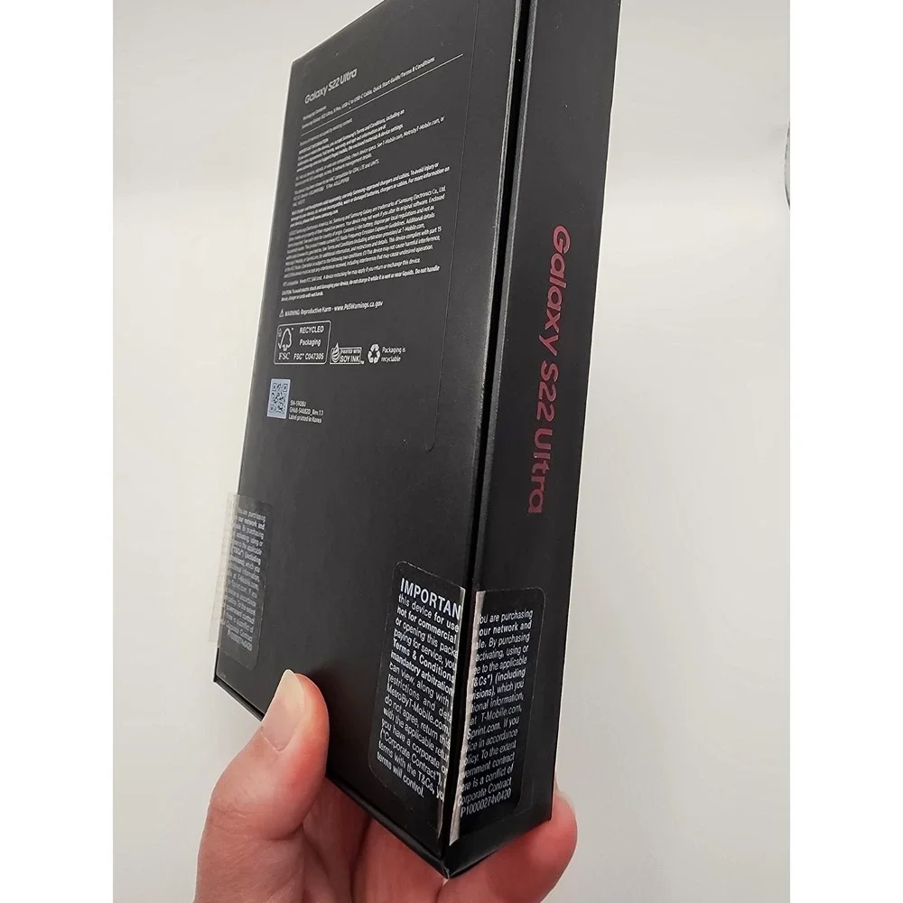 Empty Box Galaxy S22 Ultra EMPTY Box - Original OEM T-Mobile Packaging
